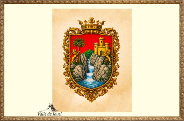 El escudo de armas de Villa Real de Chiapa.